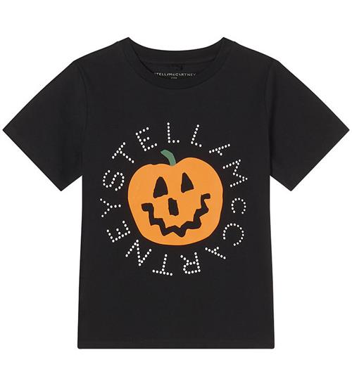 Stella McCartney Kids Stella McCartney Kids T-shirt - Sort m. GrÃ¦skar