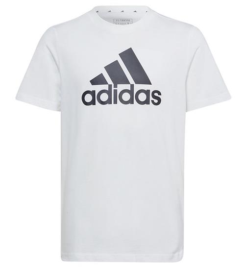 adidas Performance T-shirt - U BL TEE - Hvid/Sort