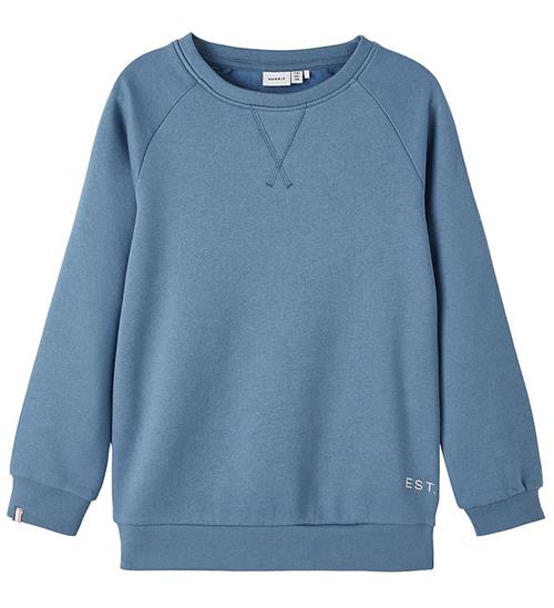 Se Name It Name It Sweatshirt - Noos - NkmMalic - Bluefin ved KidsWorld