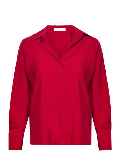 Mango Lyocell Fluid Shirt Mango Red