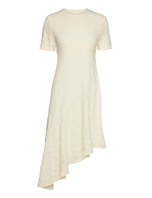 REMAIN Birger Christensen Seersucker Maxi Dress REMAIN Birger Christensen Cream