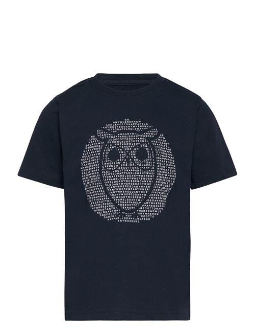 Knowledge Cotton Apparel Regular Fit Owl Chest Print - Gots/ Knowledge Cotton Apparel Black