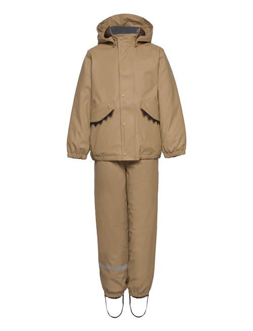 mikk-line Pu Rain Set Rec Warm Animal Susp104 Mikk-line Beige