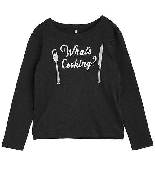 Mini Rodini Mini Rodini Bluse - What's Cooking - Sort