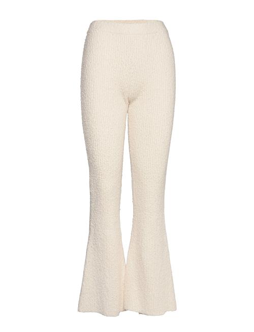 Se Helmut Lang Rib Flare Pant.slubb Helmut Lang Cream ved Booztlet