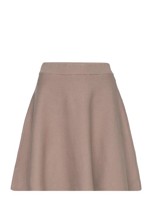 YAS Yasfonny Hw Knit Skirt S. Noos YAS Beige