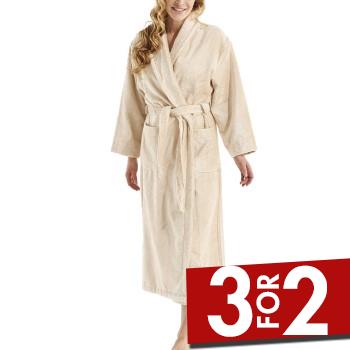 Damella Modal Terry Robe Sand Medium Dame