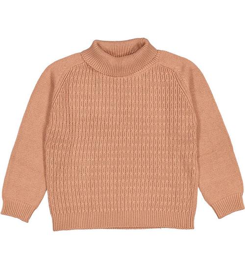 Se MarMar Bluse - Strik - Talmi - Rose Brown ved KidsWorld