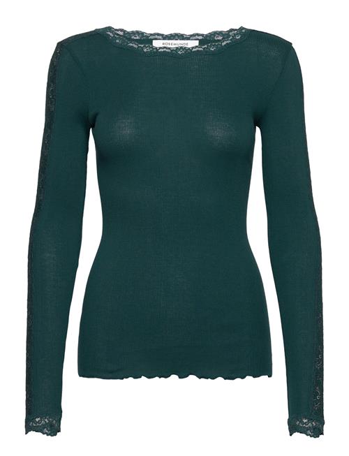 Rosemunde Organic T-Shirt W/ Lace1 Rosemunde Green