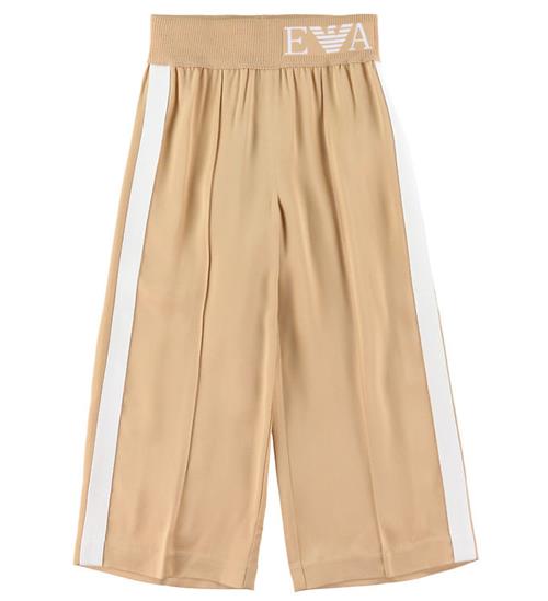 Se Emporio Armani Bukser - Beige m. Hvid ved KidsWorld