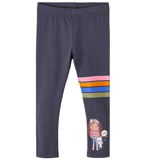 Se Name It Leggings - NmfAmni Gabby - India Ink ved KidsWorld