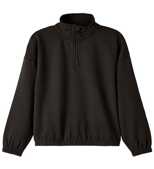 Name It Name It Sweatshirt - Half Zip - NkfNasila - Black