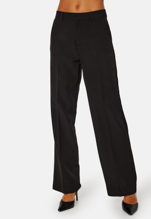 Se ONLY Lana-Berry Mid Clean Pant Black 34/32 ved Bubbleroom