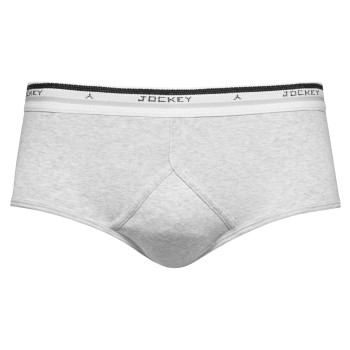 Jockey Cotton Y-front Brief Grå bomuld Large Herre