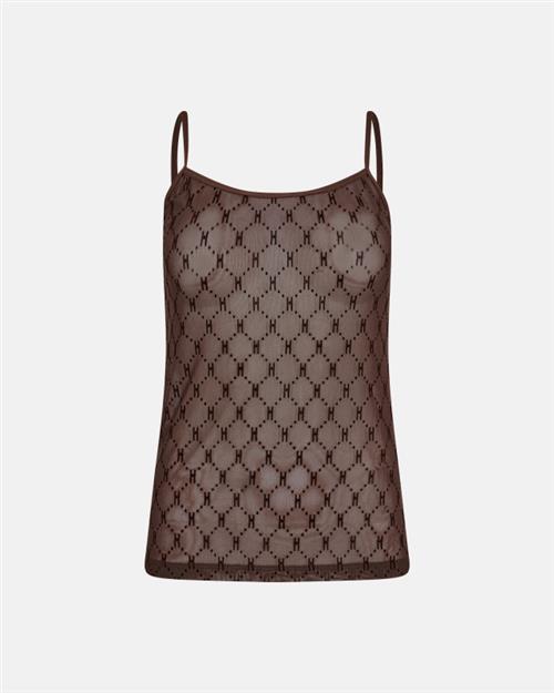 Stroptop "Mesh"| Polyamid | Brun