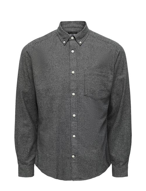 ONLY & SONS Onsniko Ls Melange Shirt ONLY & SONS Black