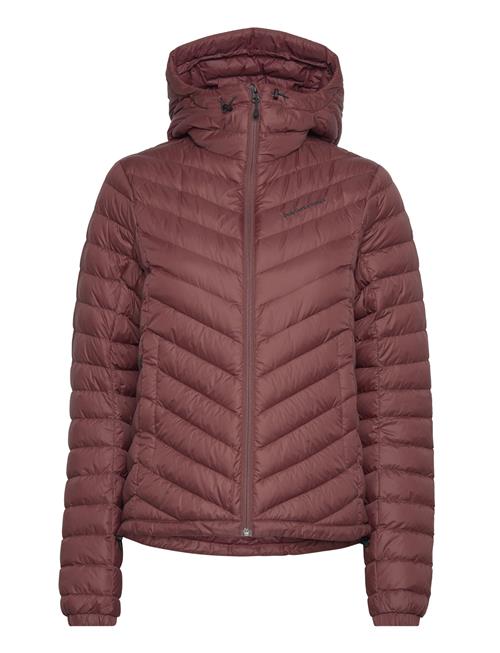 Peak Performance W Frost Down Hood Jacket-Sapote Peak Performance Burgundy