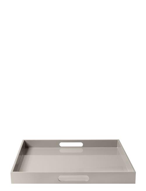 Lux Lacquer Tray W/Handle Mojoo Beige