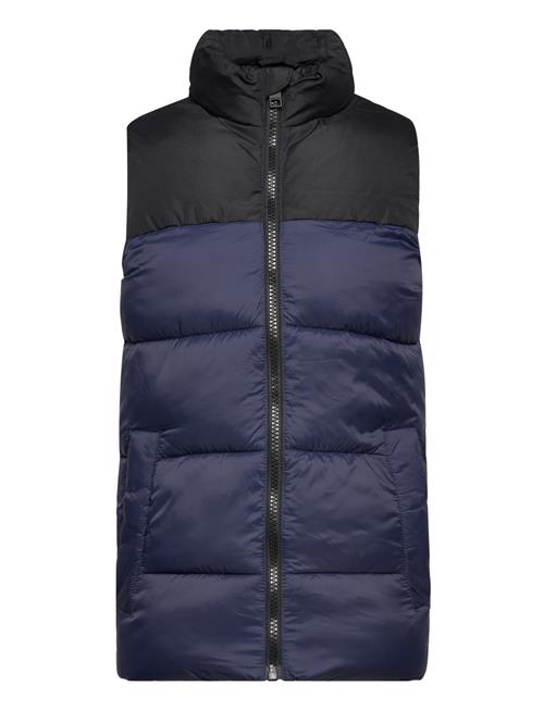 Se Jack & Jones Jjetoby Bodywarmer Collar Sn Jnr Jack & J S Blue ved Booztlet