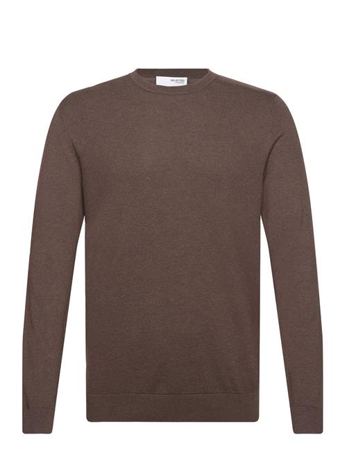 Selected Homme Slhberg Crew Neck Noos Selected Homme Brown