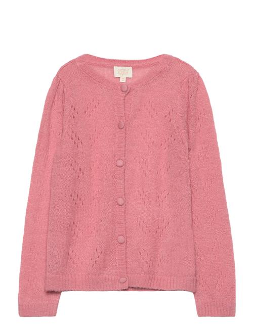 Se Creamie Cardigan Knit Creamie Pink ved Booztlet