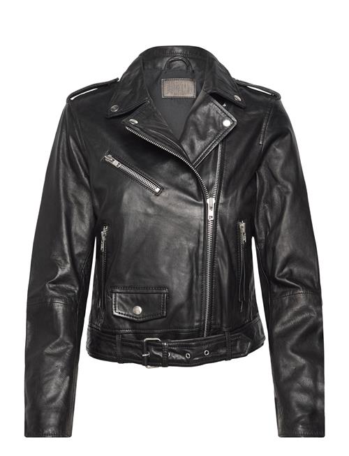 Jofama Rachel Leather Biker Jofama Black