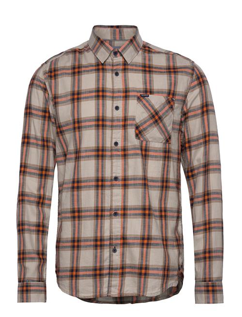 Garcia Men`s Shirt Ls Garcia Brown