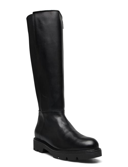 Bianco Biaothilia Knee High Elastic Boot Leather Bianco Black