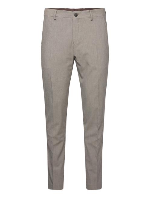 Se Selected Homme Slhslim-Liam Mini Houndstooth Trs Flex B Selected Homme Beige ved Booztlet