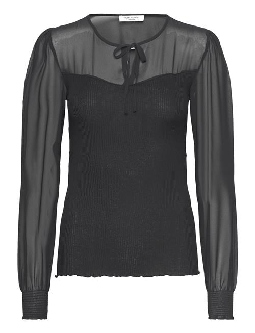 Rosemunde Silk T-Shirt Rosemunde Black