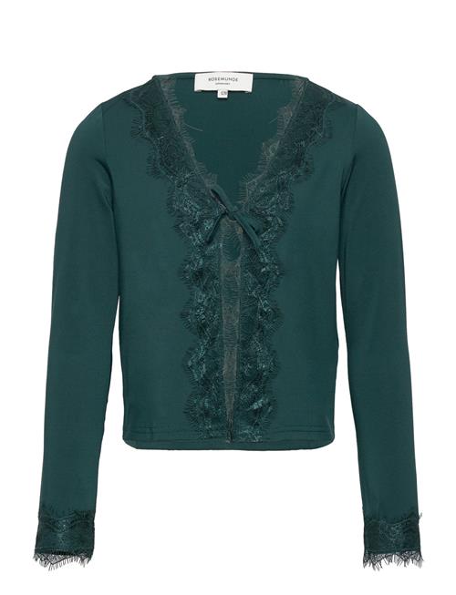 Se Rosemunde Kids Cardigan W/ Lace Rosemunde Kids Green ved Booztlet