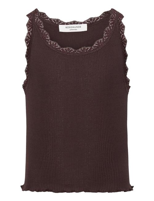 Rosemunde Kids Rkbeatha Sl Top W/ Lace Rosemunde Kids Burgundy