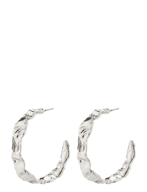 Pilgrim Julita Recycled Semi-Hoop Earrings Pilgrim Silver