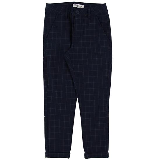 Se Hound Chinos - Fashion Chino Checks - Navy ved KidsWorld