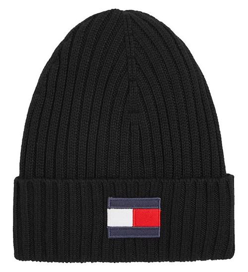 Tommy Hilfiger Tommy Hilfiger Hue - Strik - Fleece Big Flag - Sort