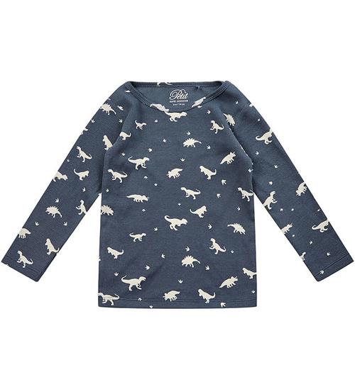 Sofie Schnoor Petit by Sofie Schnoor Bluse - Rib - Navy m. Dinoer