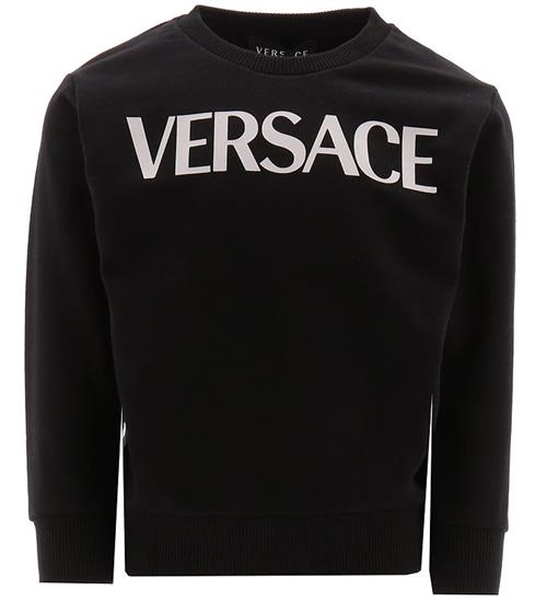 Se Versace Versace Sweatshirt - Sort m. Hvid ved KidsWorld