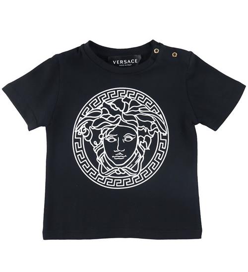 Se Versace T-shirt - Sort m. Hvid ved KidsWorld