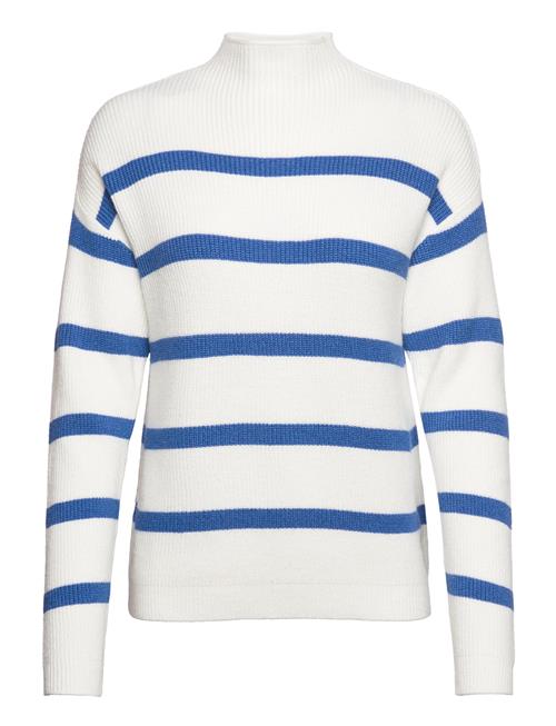 Vila Viril Mockneck L/S Knit Rib Top 2- Noos Vila White