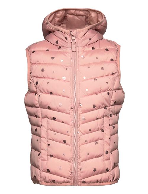 Tom Tailor Printed Lightweight Vest Tom Tailor Pink