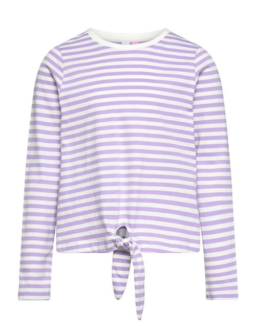 Vero Moda Girl Vmsillealma Ls Knot Top Jrs Girl Vero Moda Girl Purple