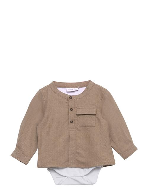 name it Nbmnupan Ls Shirtbody Name It Beige