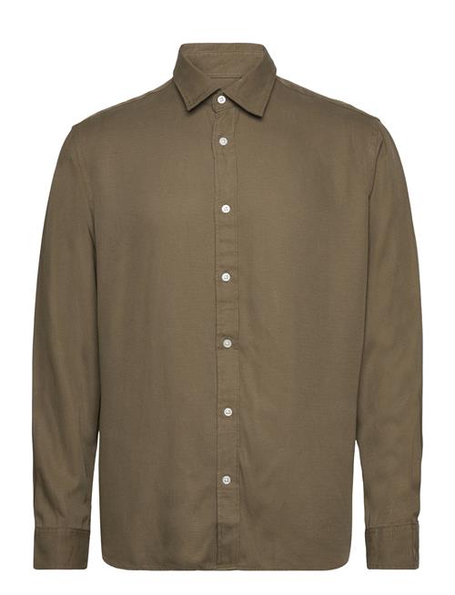 Selected Homme Slhregowen-Jobo Tencel Shirt Ls Selected Homme Khaki