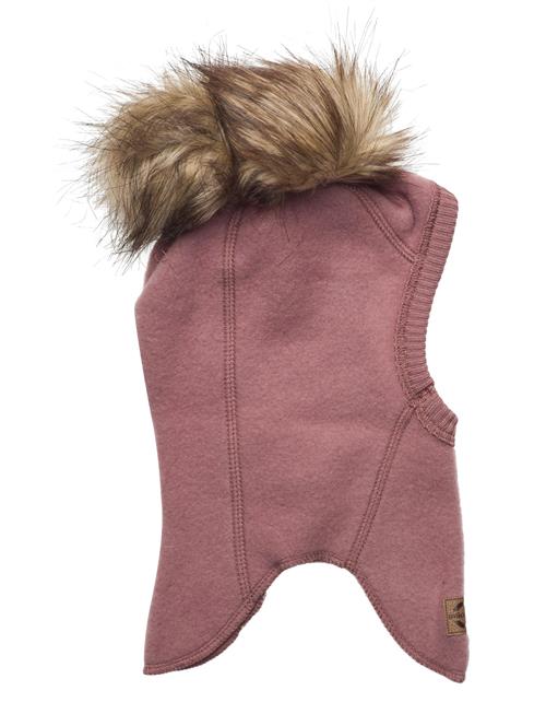 Se mikk-line Wool Fullface W. Pom Pom Mikk-line Pink ved Booztlet