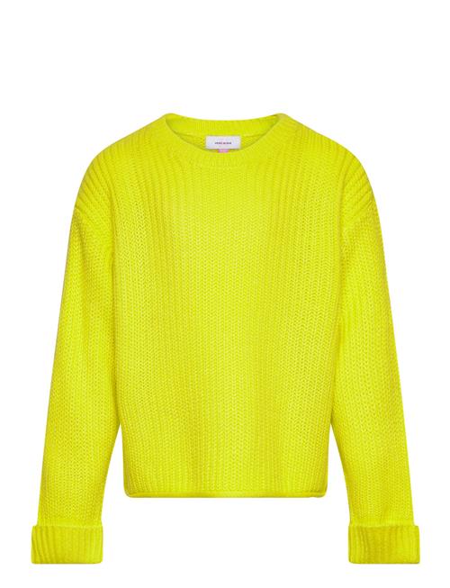 Vero Moda Girl Vmsayla Fold Ls O-Nck Pullover Girl Noos Vero Moda Girl Yellow