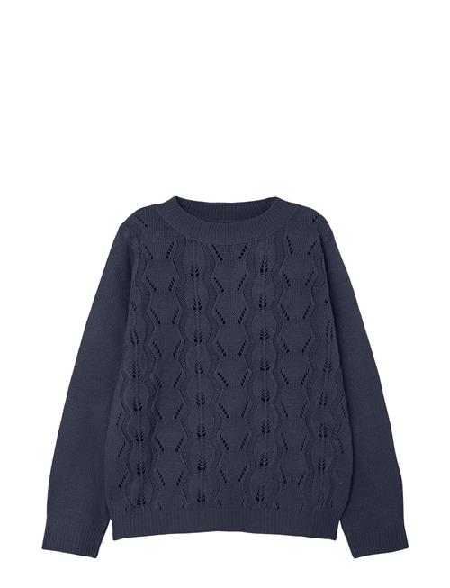 Se name it Nkfvibbi Ls Knit N1 Name It Navy ved Booztlet