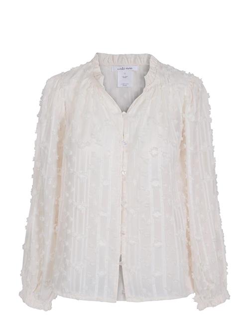 Se Once Untold Julia Button Shirt Once Untold Beige ved Booztlet