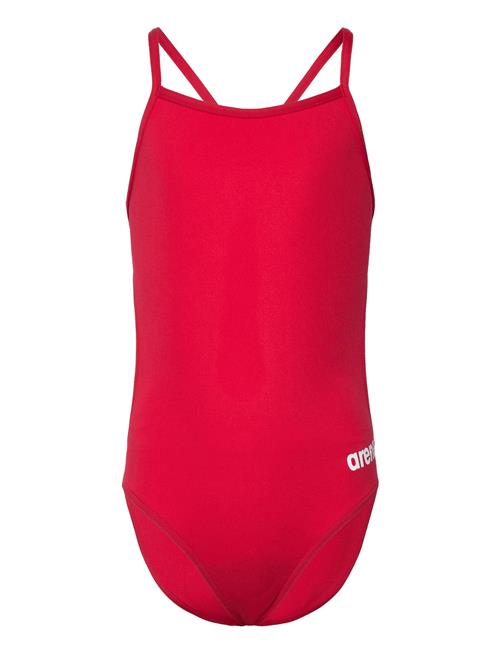 Arena Girl's Team Swimsuit Challenge Solid Arena Red