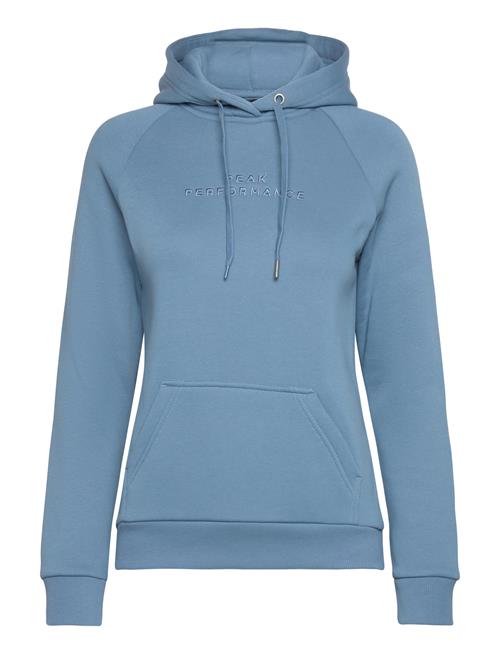 Se Peak Performance W Spw Hoodie Peak Performance Blue ved Booztlet