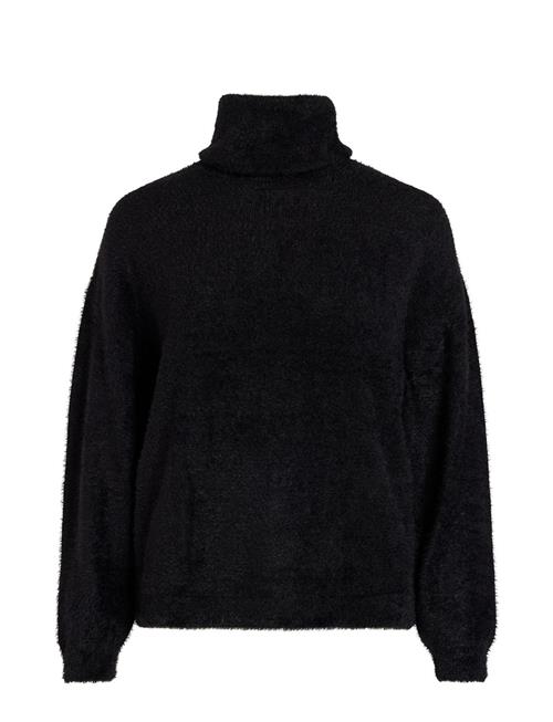 Se Vila Vilajuli Rollneck L/S Knit - Noos Vila Black ved Booztlet